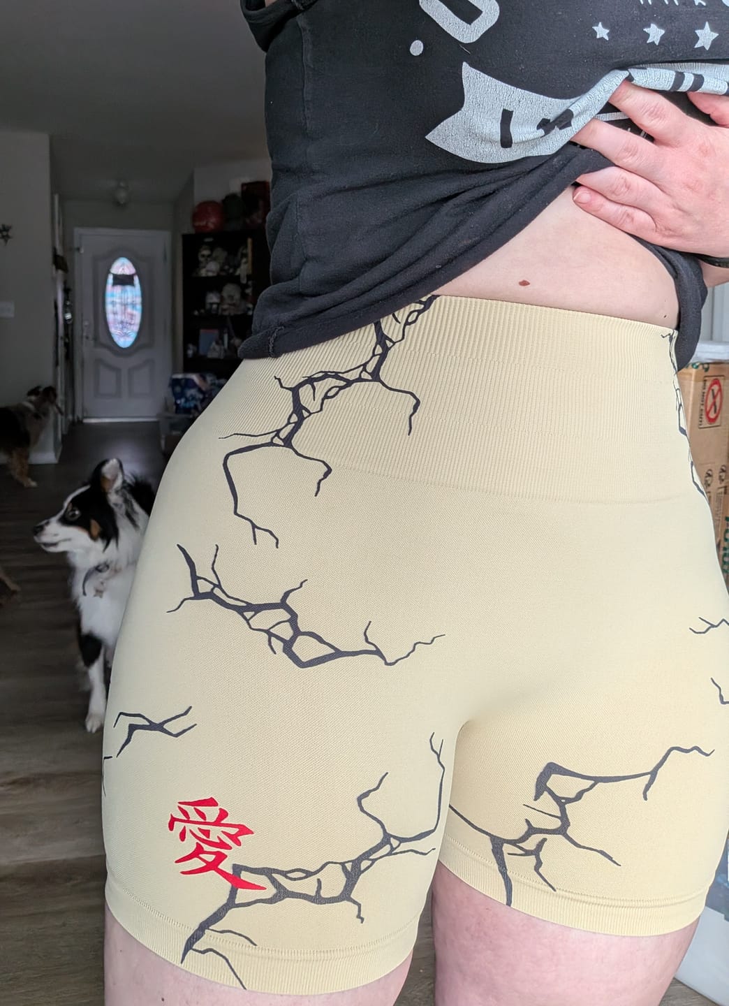 Customer photo review of Sand Demon Seamless Shorts