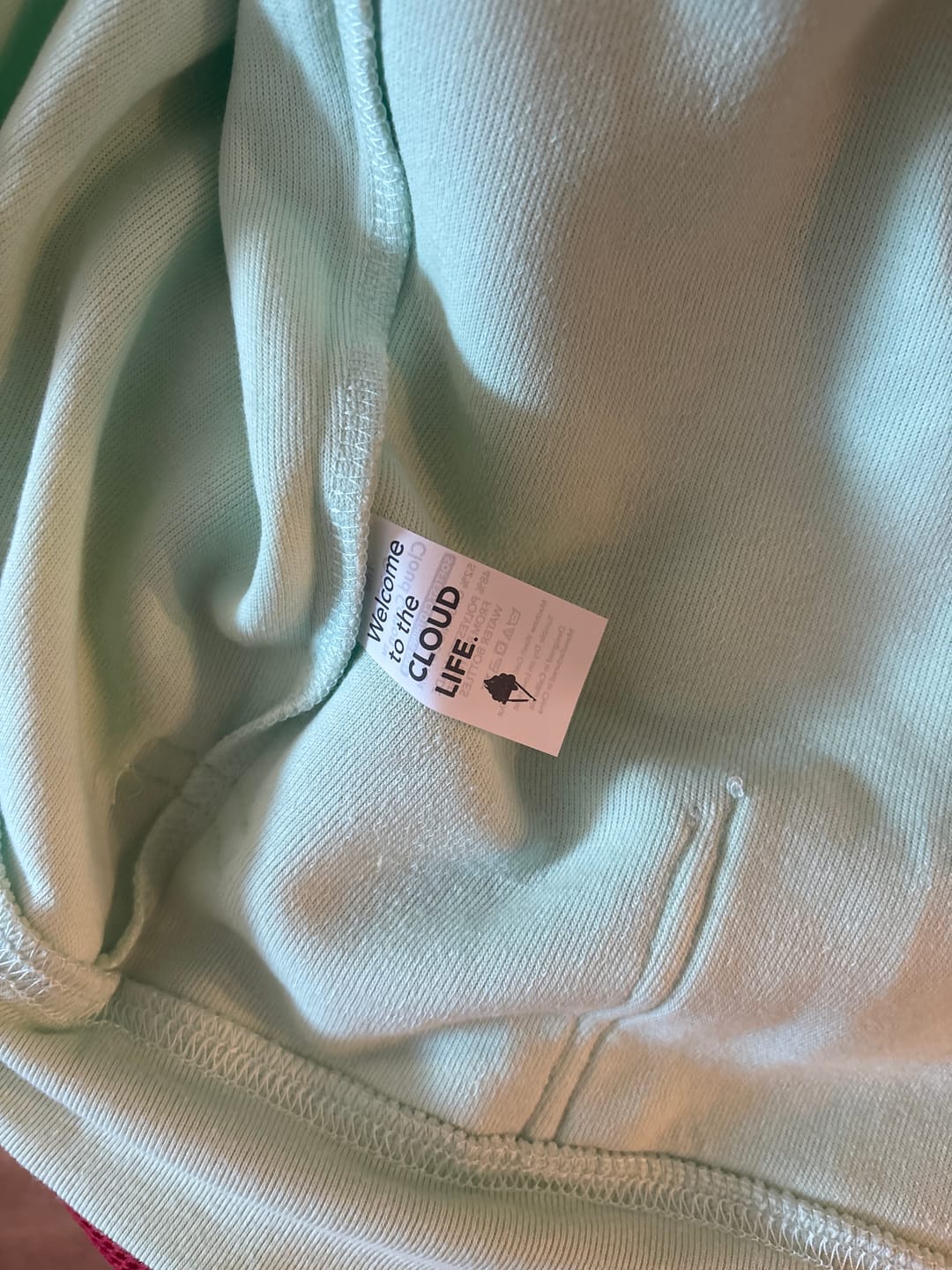Customer photo review of Cloud Cotton Zipper