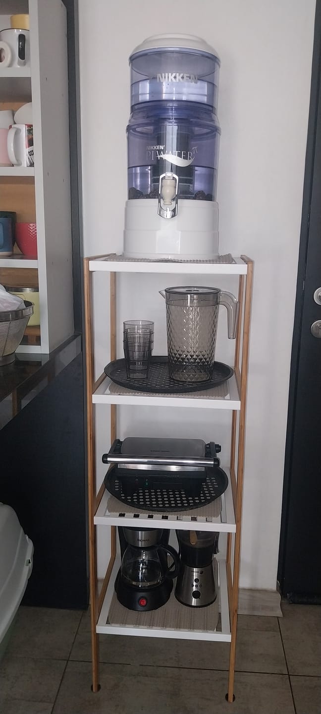 Customer photo review of Estante Organizador De Bambu Mueble De Lujo Para Cocina Baño 3 - 4 - 5 Niveles