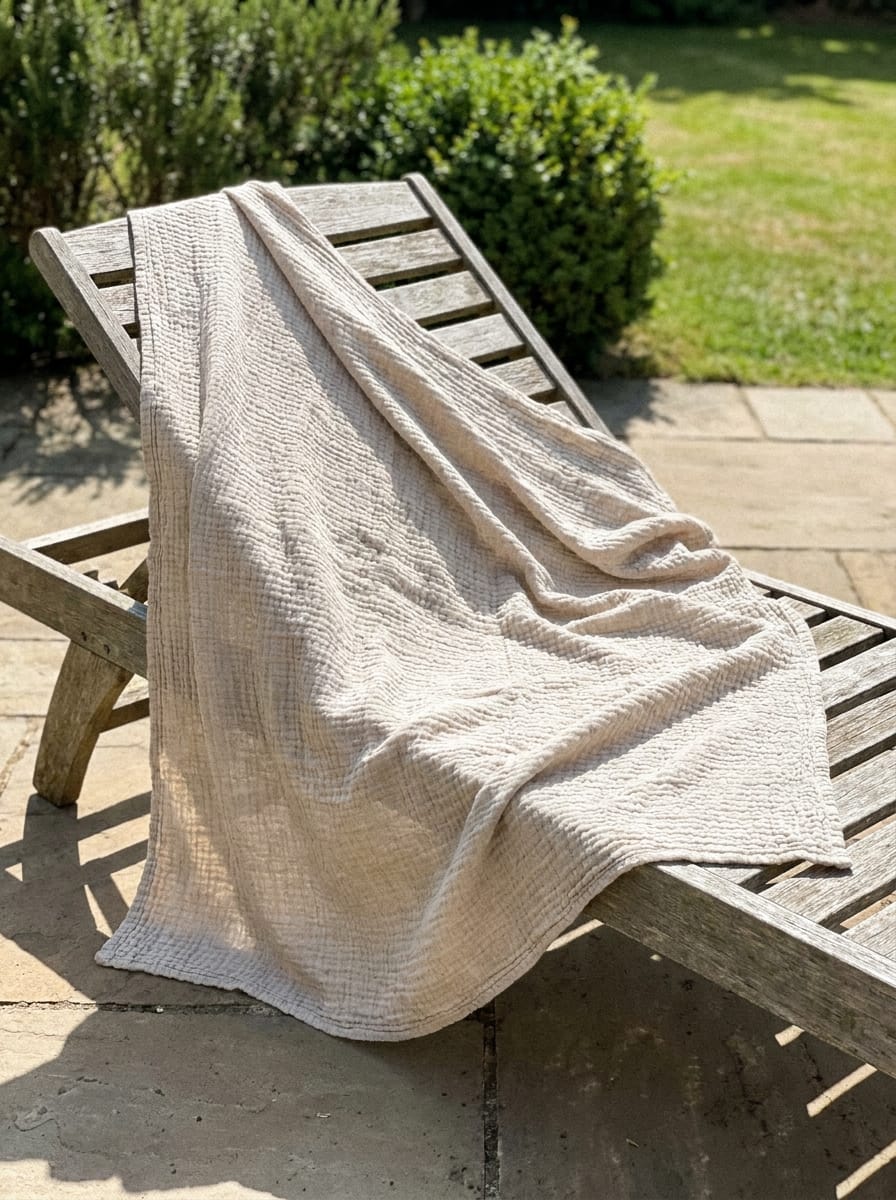 Customer photo review of Naturnord Musselin Decke™