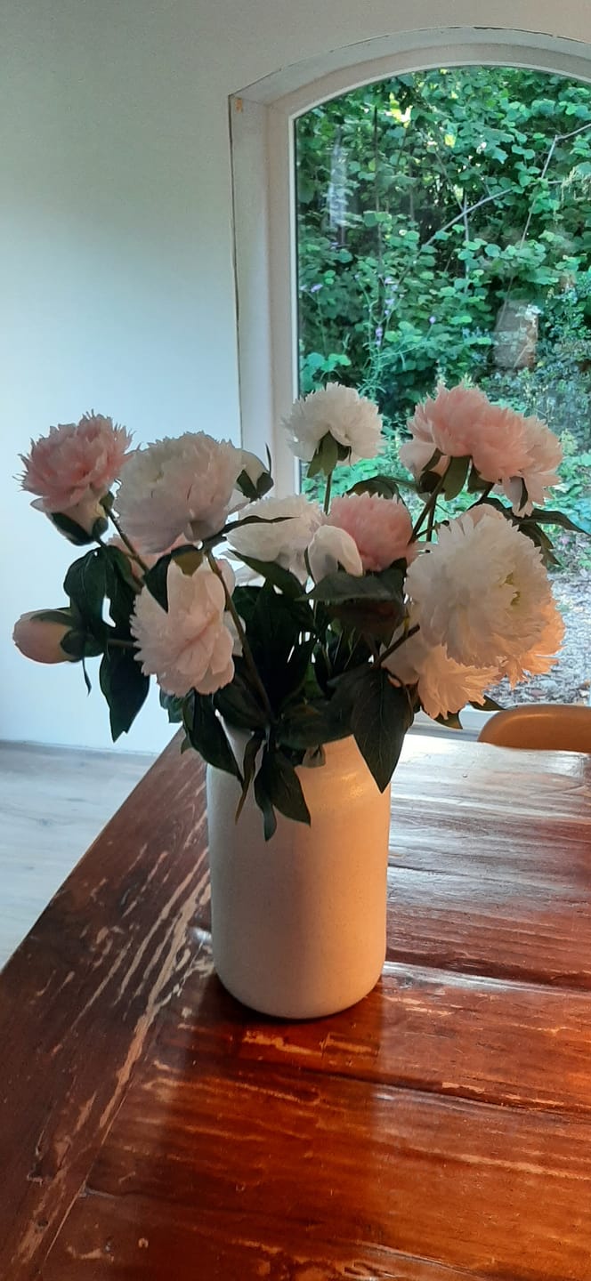 Customer photo review of Zijden Pioenrozen - Mix