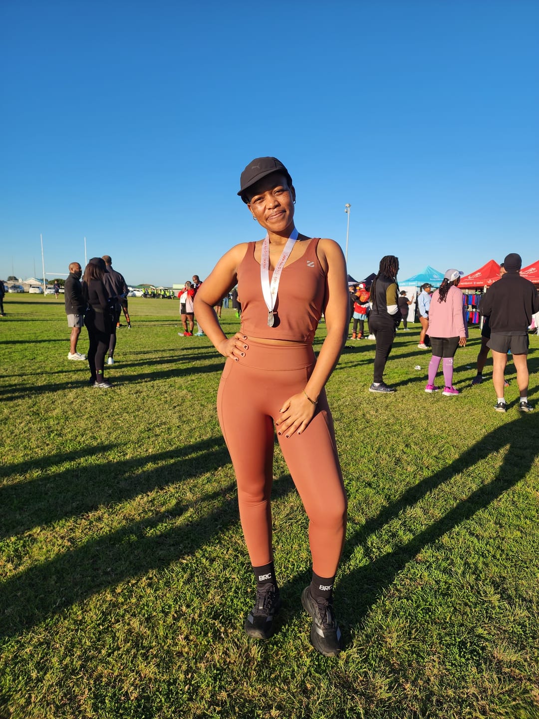 Customer photo review of Active Wear Women's Fitness Set