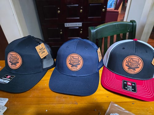 Customer photo review of Richardson 112 Custom Leather Patch Hats