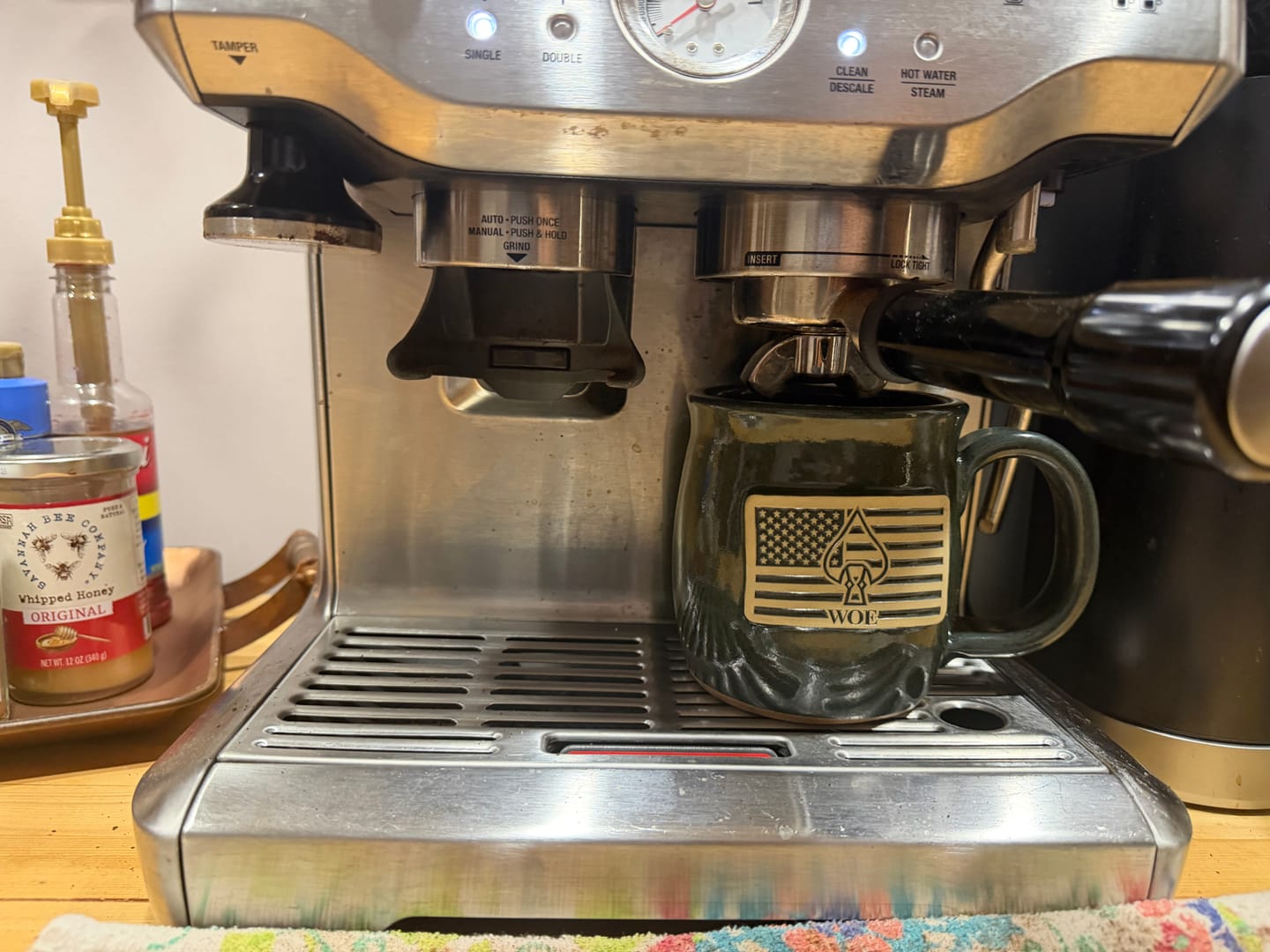 Customer photo review of W.O.E. Coffee Mug - NEW USA SPEARHEAD VERSION