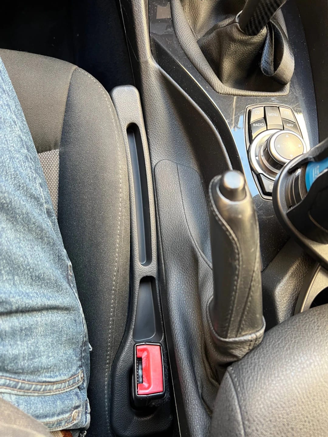 Customer photo review of BOLTHUT™ Car Seat Gap Filler — Leather Console Gap Plug, 2-Pack