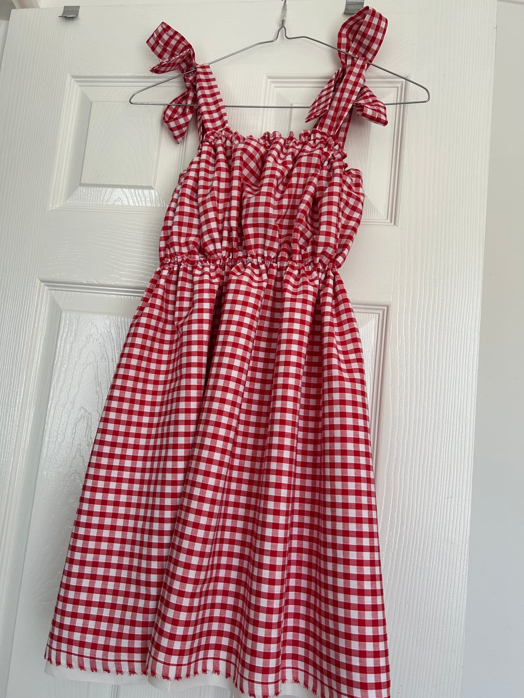 Customer photo review of 1/4 inch Gingham Polycotton Fabric