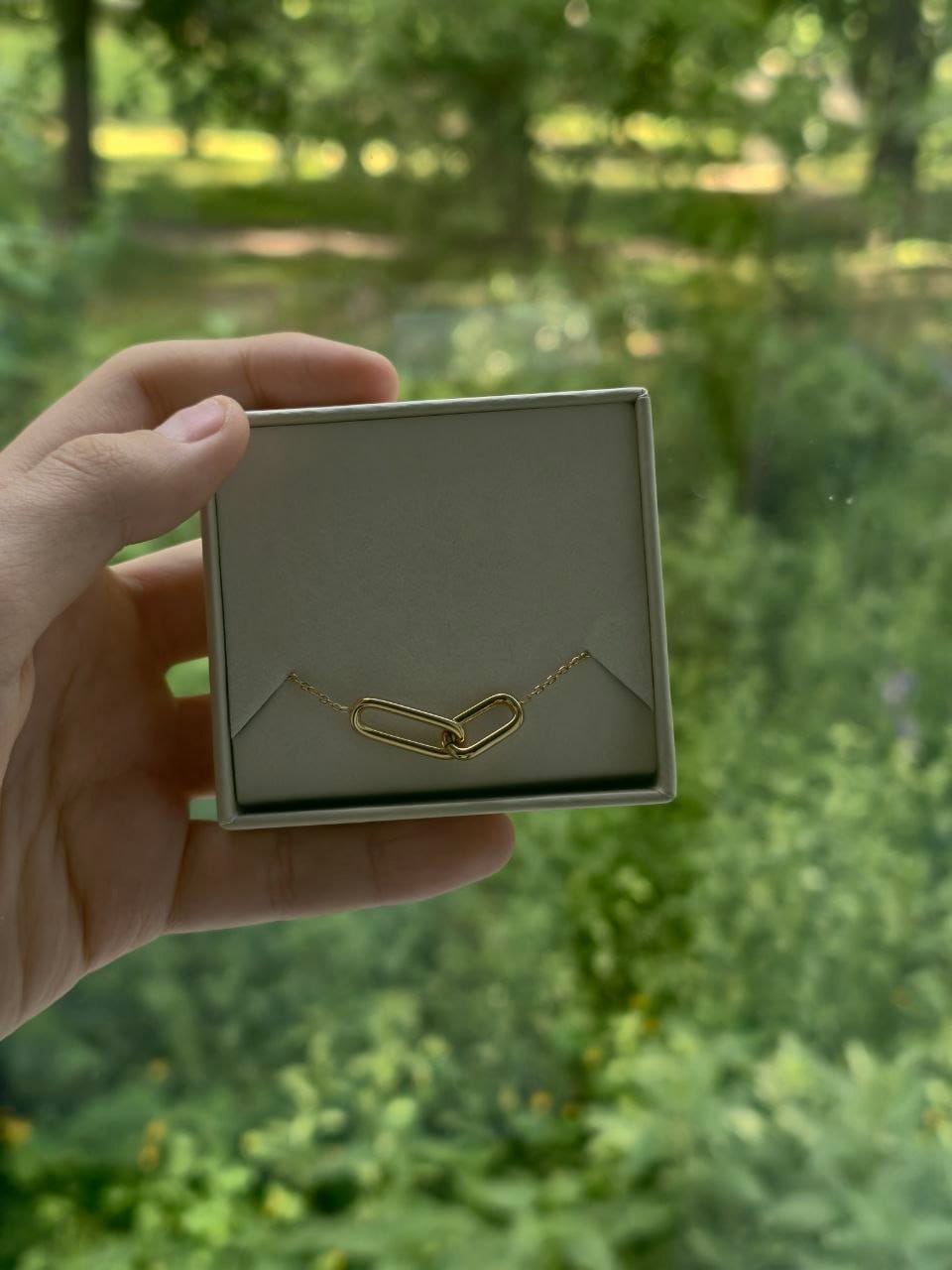 Customer photo review of Tiffany Necklace