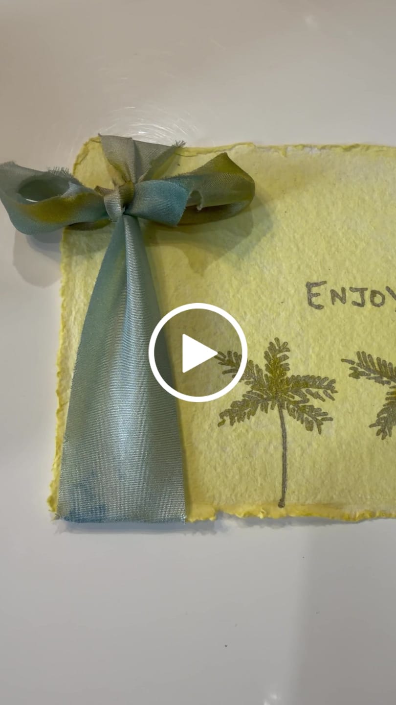 Customer video review of RIBBON SECONDS - Assorted Botanical Print Silk Ribbons