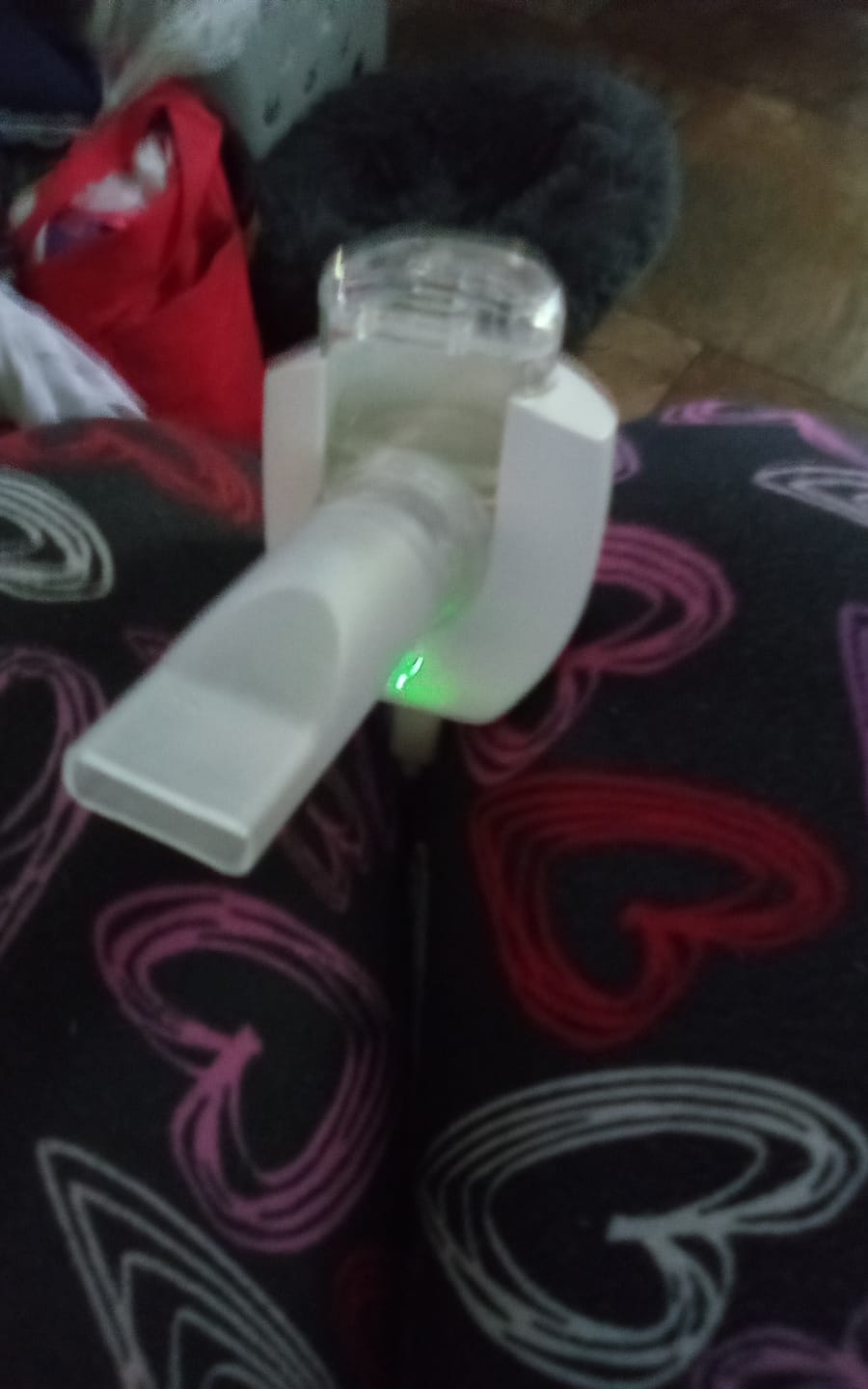 Customer photo review of Micro Mist Pro Portable Nebulizer