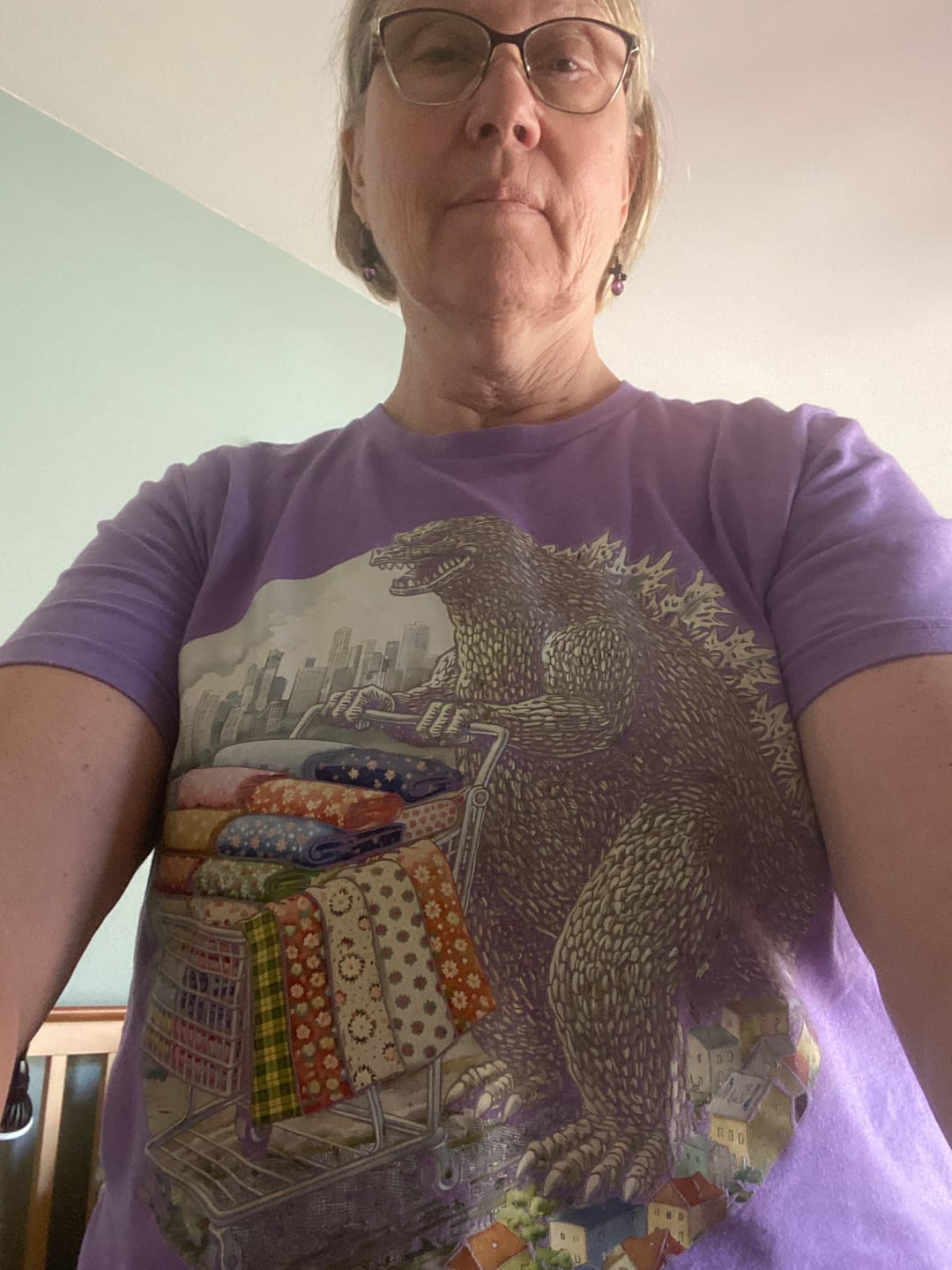 Customer photo review of Hoardzilla T-shirt