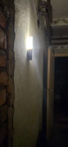 Customer photo review of Rechargeable Motion Sensor Wall Light