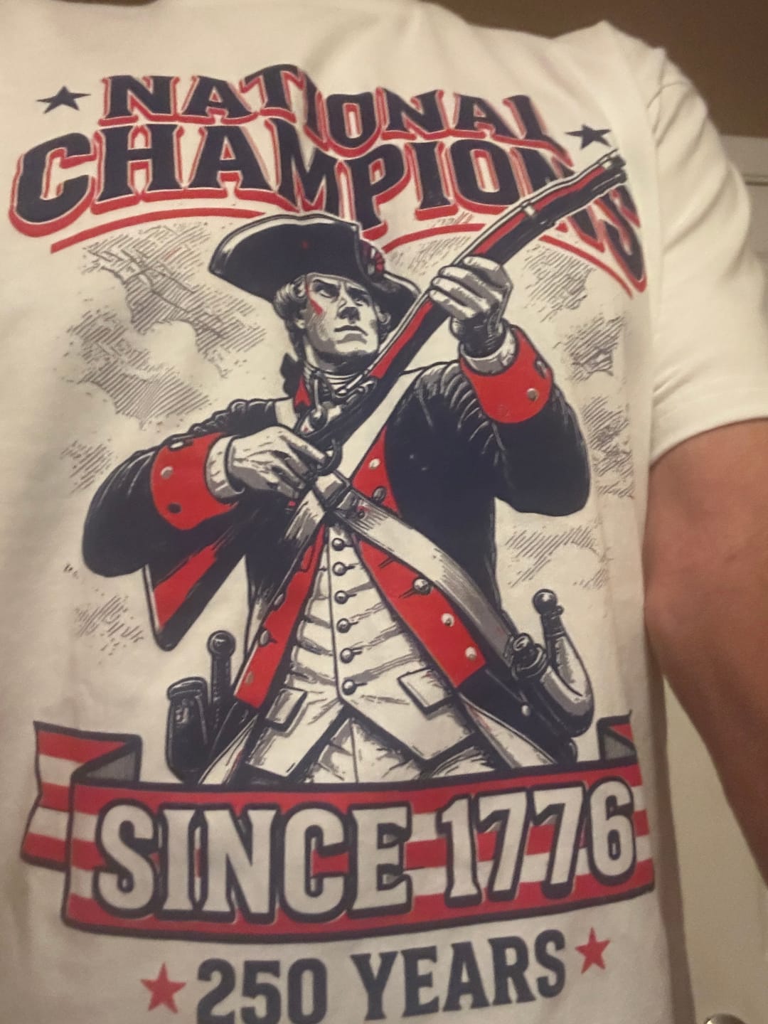 Customer photo review of National Champions T-shirt