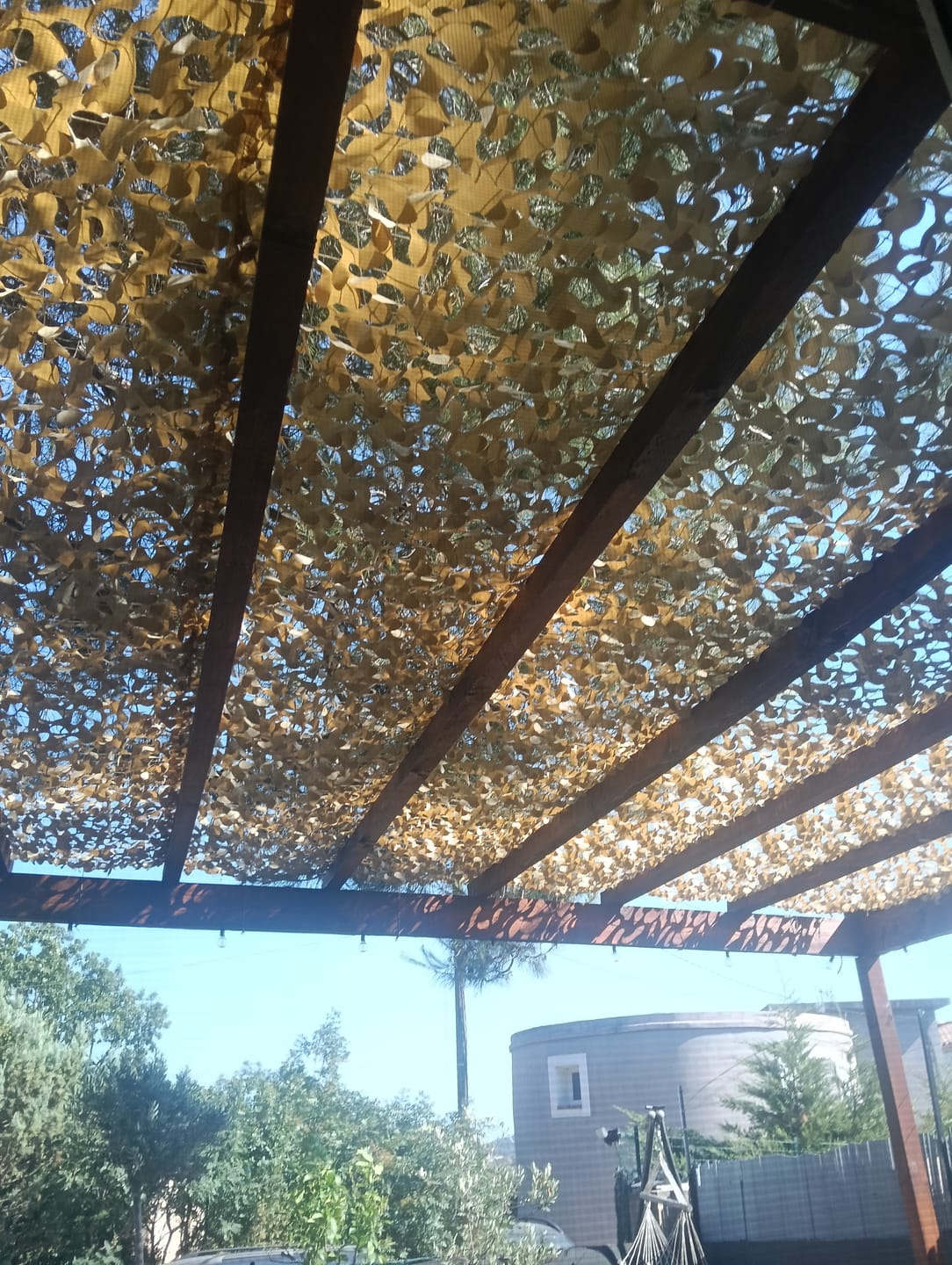 Customer photo review of Filet de camouflage renforcé câble acier