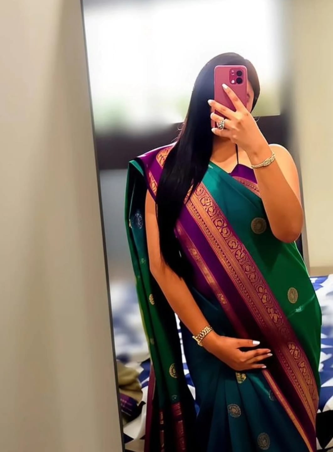 Customer photo review of She Is Stunning (Masaba Style Blouse)