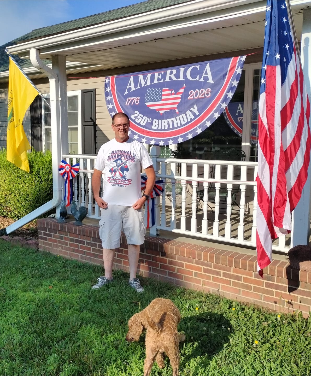 Customer photo review of National Champions T-shirt