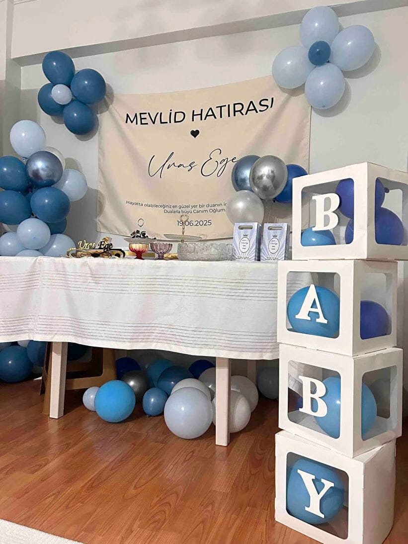 Customer photo review of Doğum Günü Duvar Örtüsü