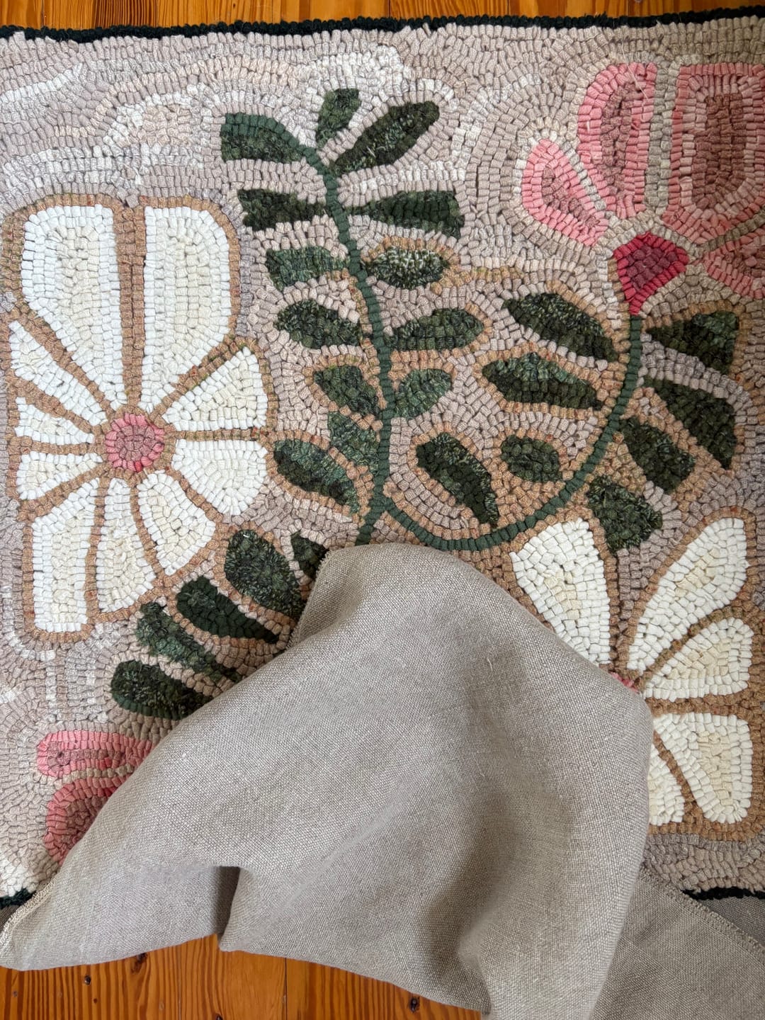 Customer photo review of Pure Linen Fabric 10 oz/y² (Natural Royalty Edition)
