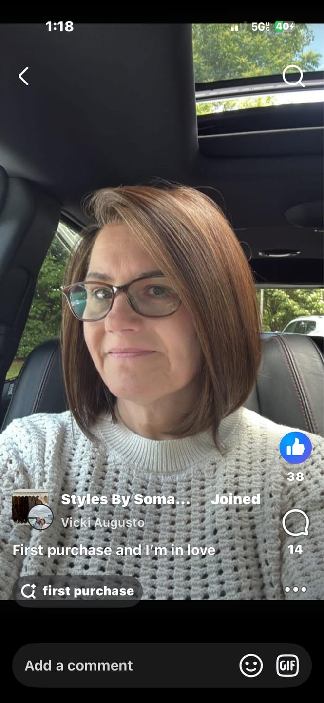 Customer photo review of BLIND DATE - Natural Brown*