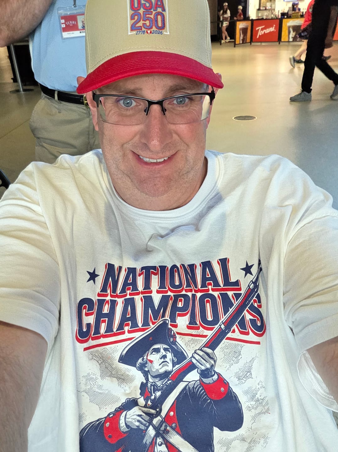 Customer photo review of National Champions T-shirt