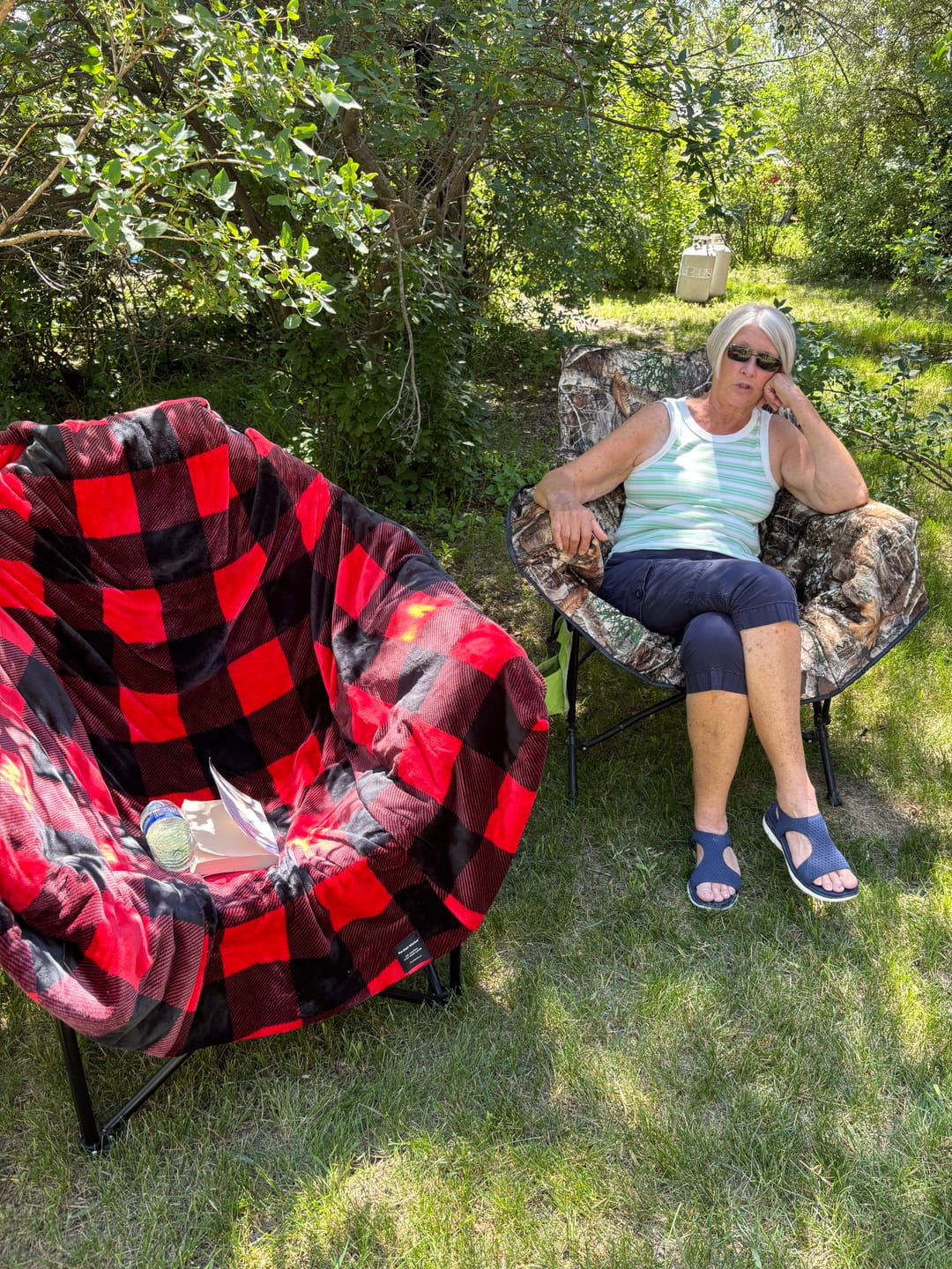 Customer photo review of The Chair Blanket