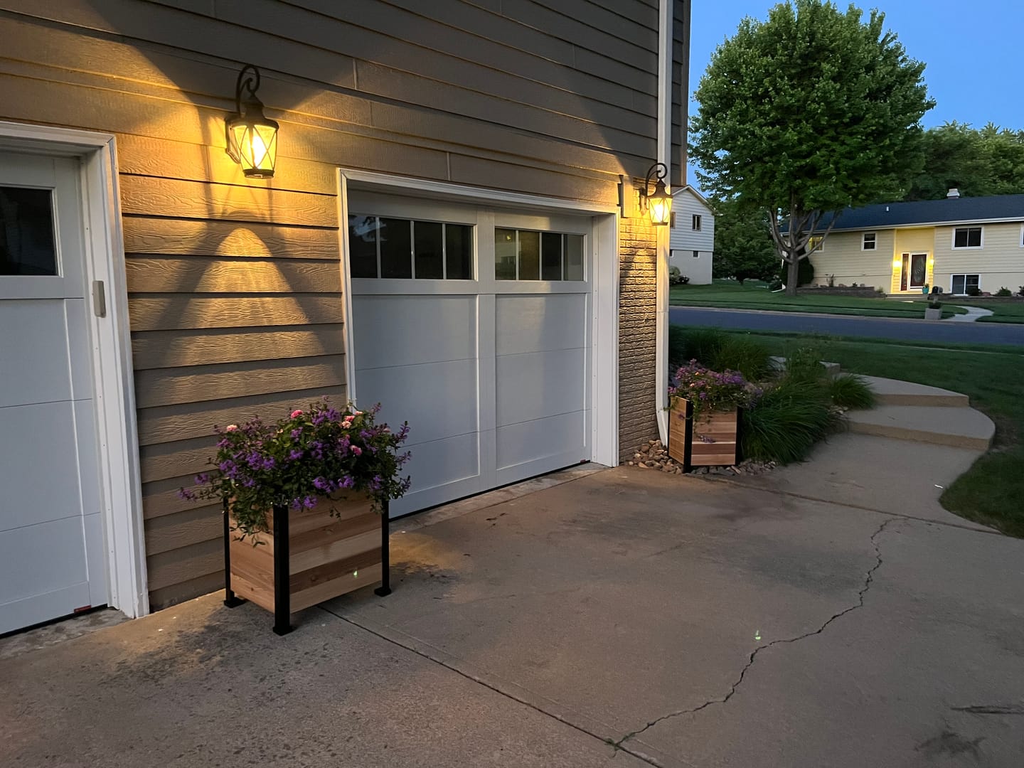 Customer photo review of 18" x 24" Planter Box - 24" TALL / Select Grade