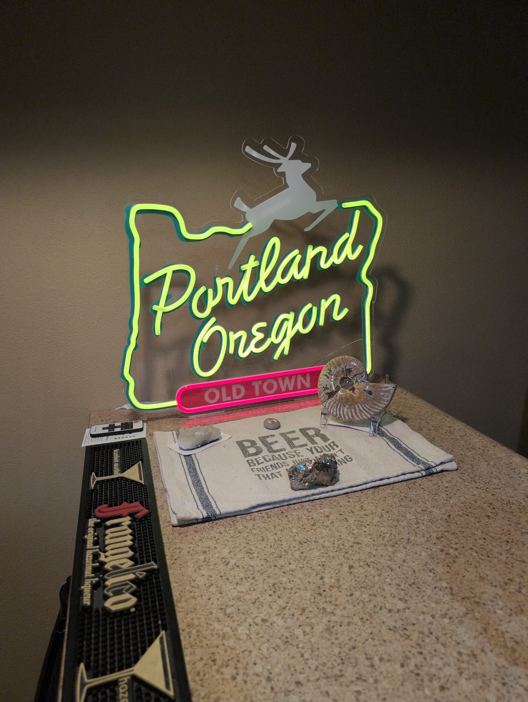 Customer photo review of LED Portland Sign