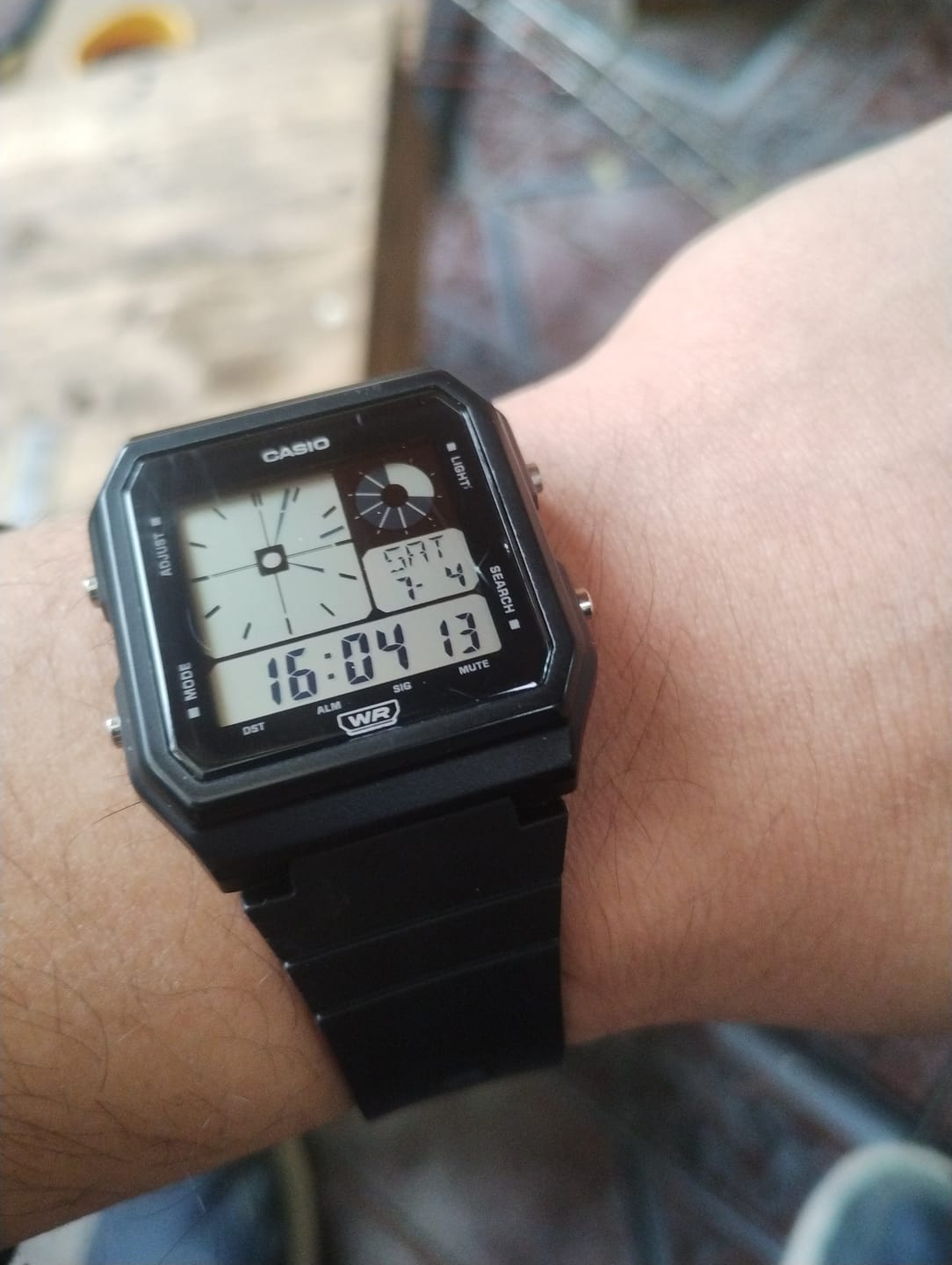 Customer photo review of Reloj Casio Vintage LF-20W-1ADF Twin-Graph Reissue Resina