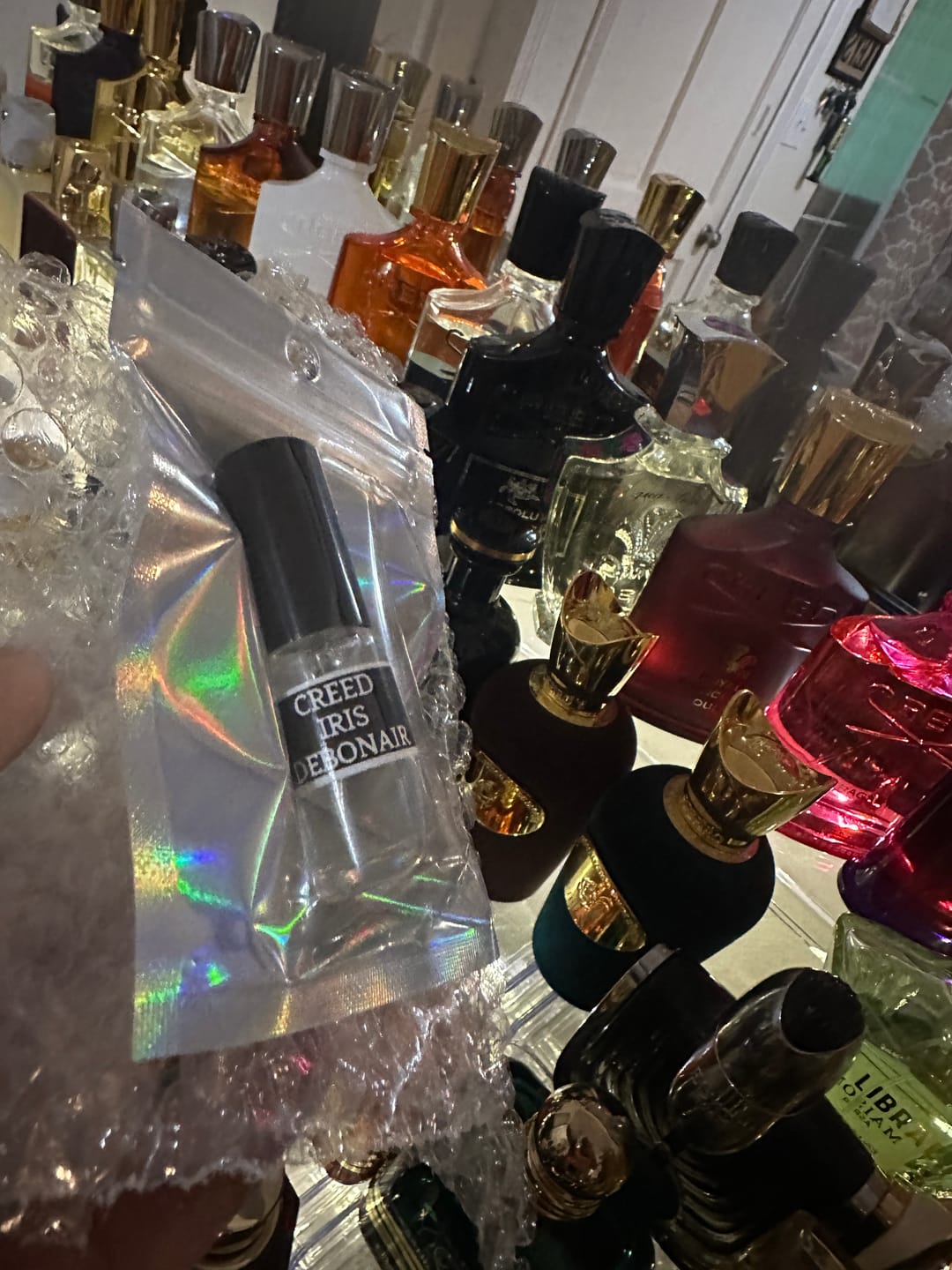 Customer photo review of Iris Debonair – Creed | Floral Woody | Decant Sample