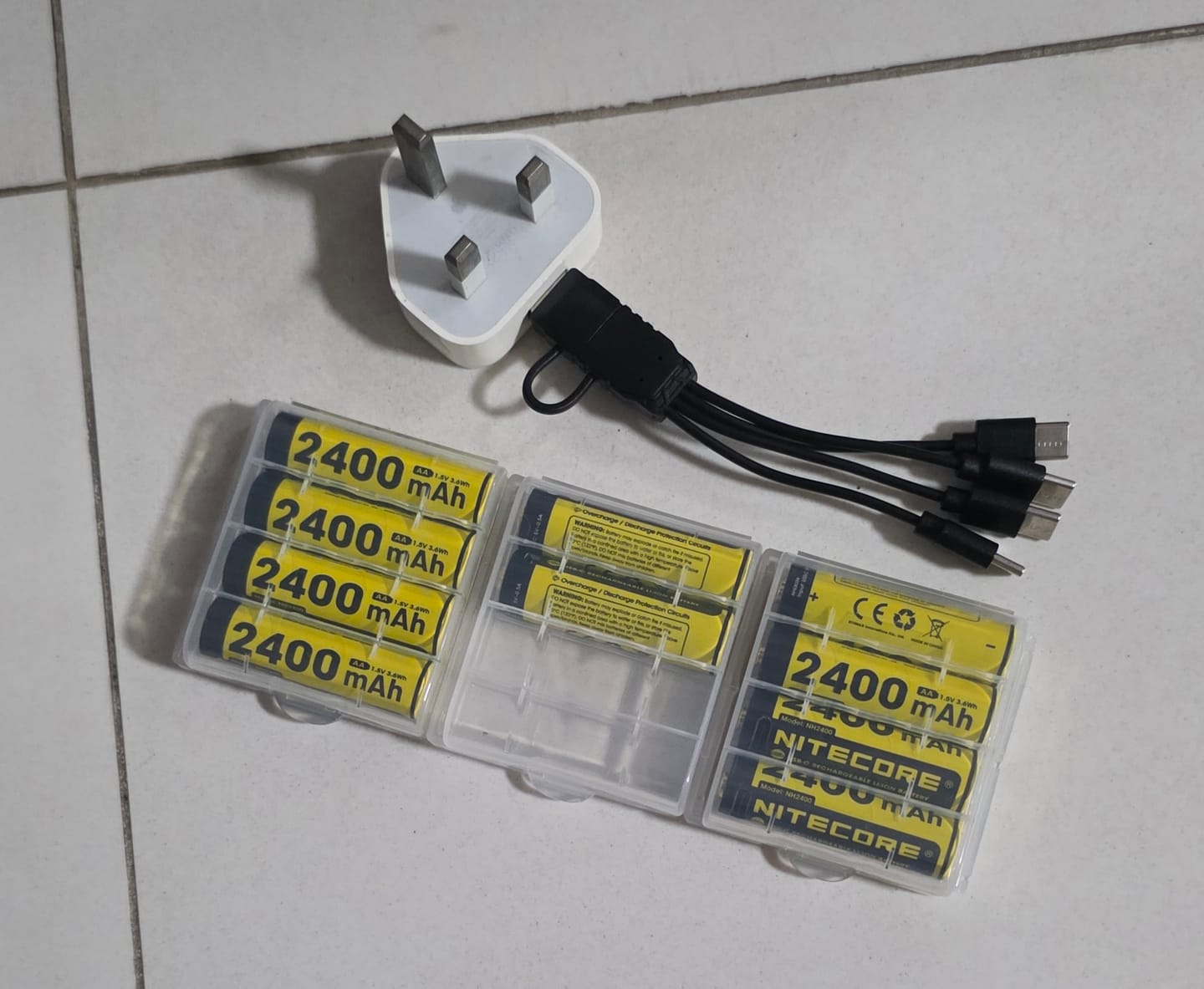Customer photo review of NH2400 4PC (AA - 2400mAh - 1.5V)