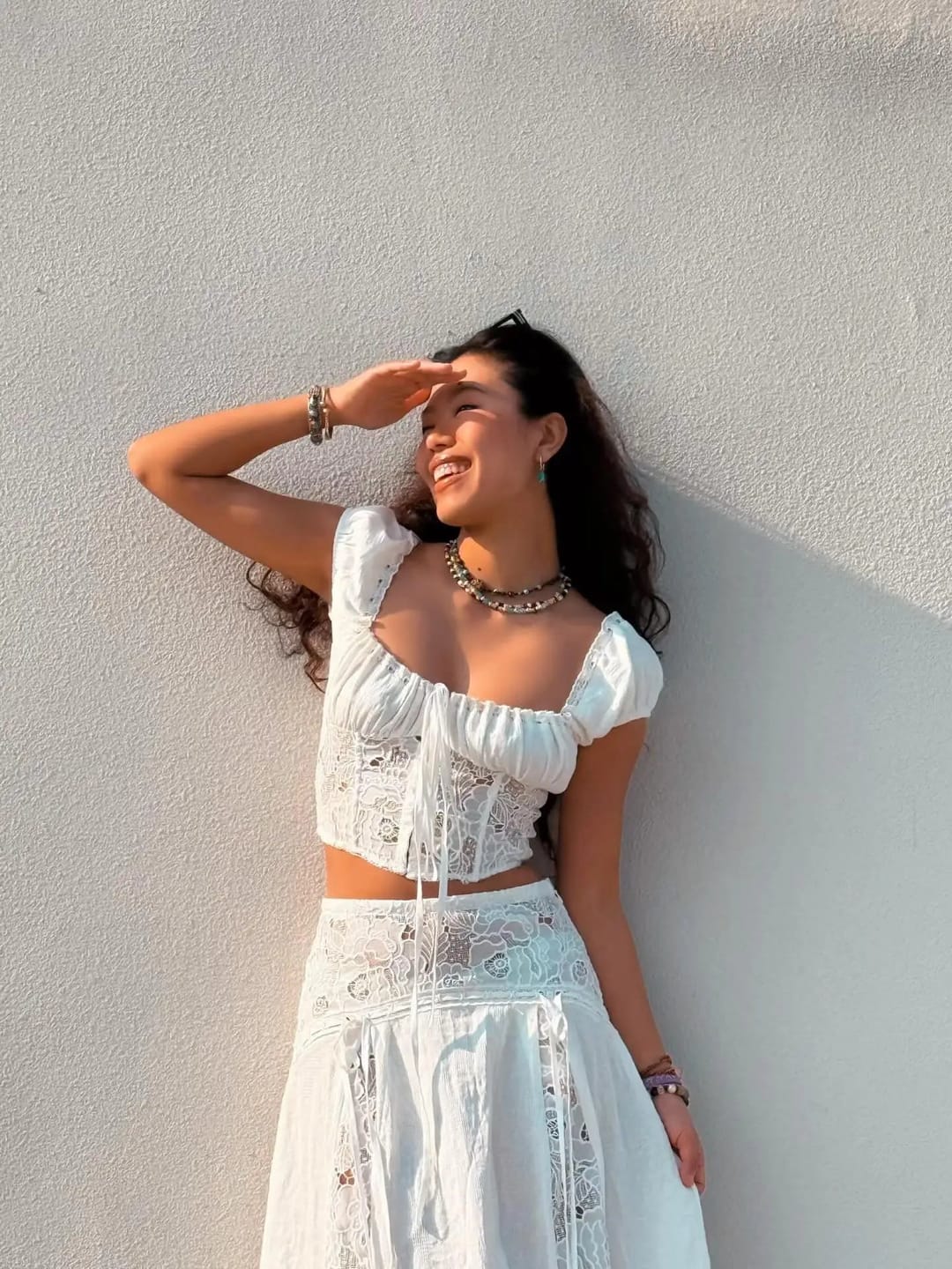 Customer photo review of Keila Bralette Maxi Skirt Set