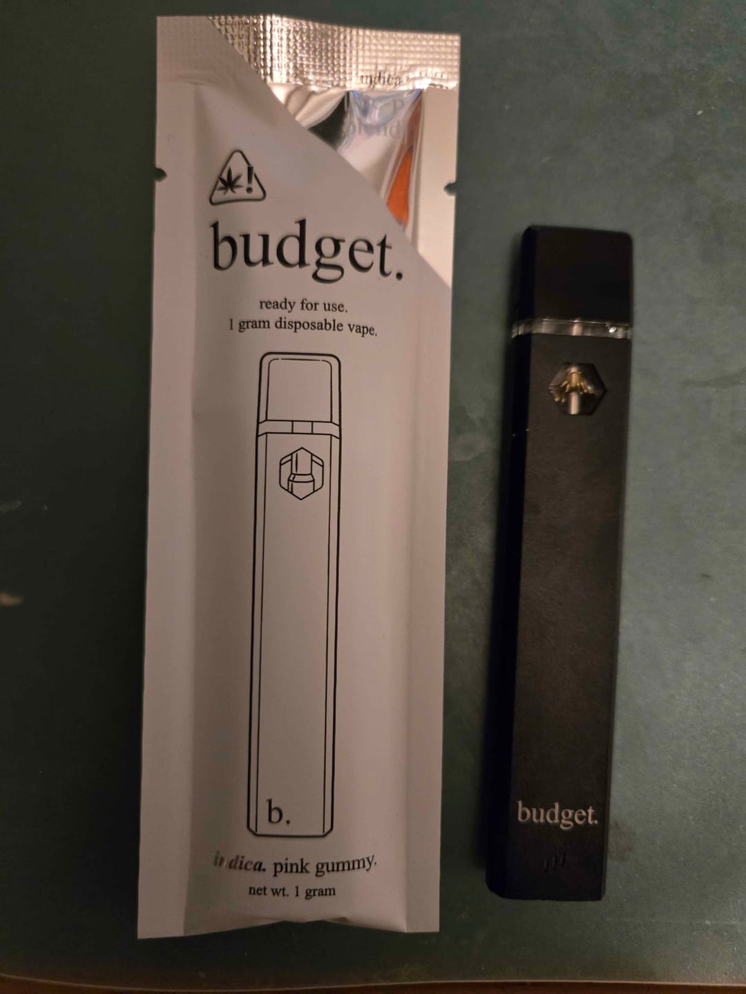 Customer photo review of 1 Gram THC-P Blend Vape Pen | Pink Gummy - Indica