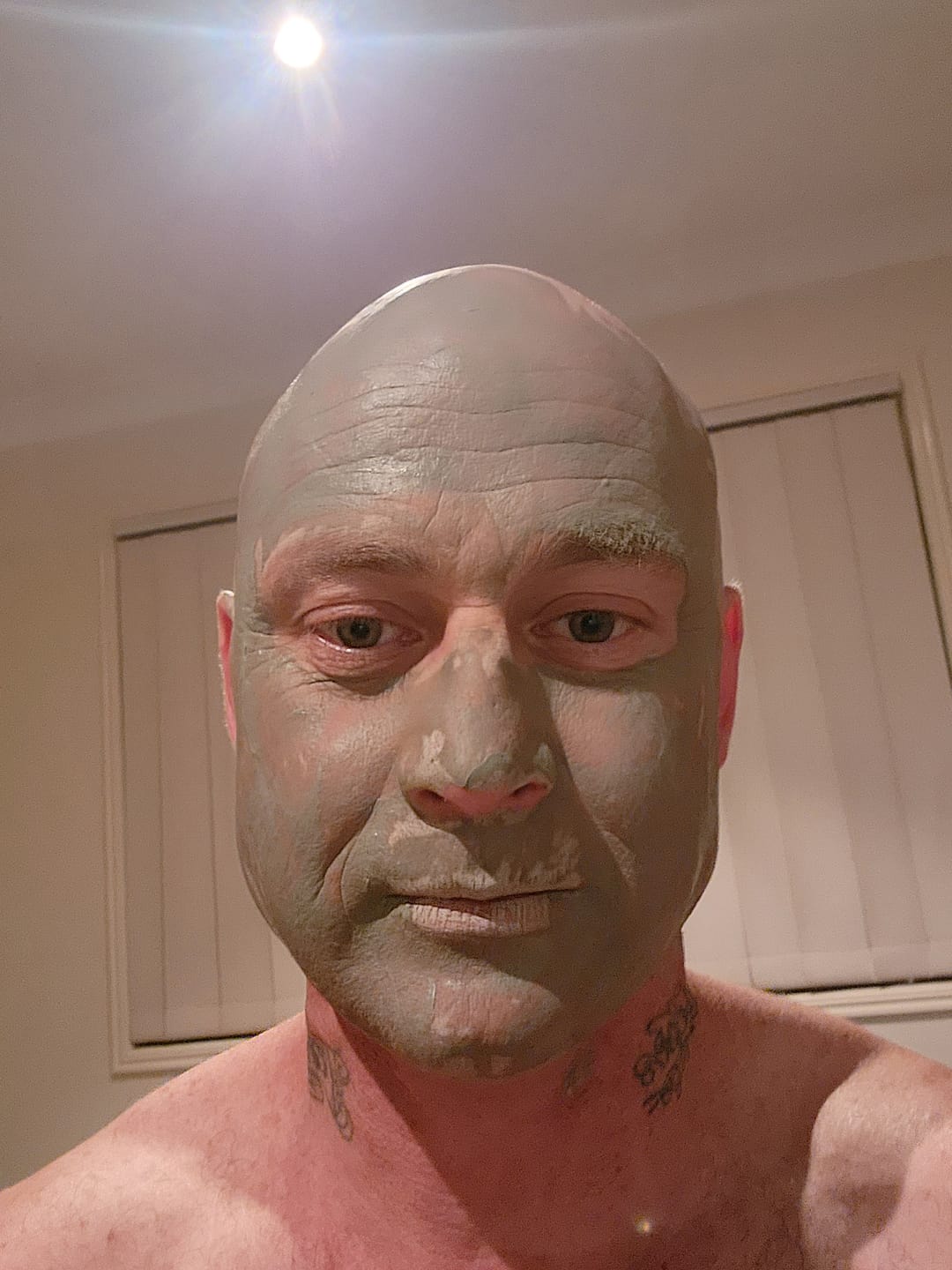Customer photo review of Green Clay Mask