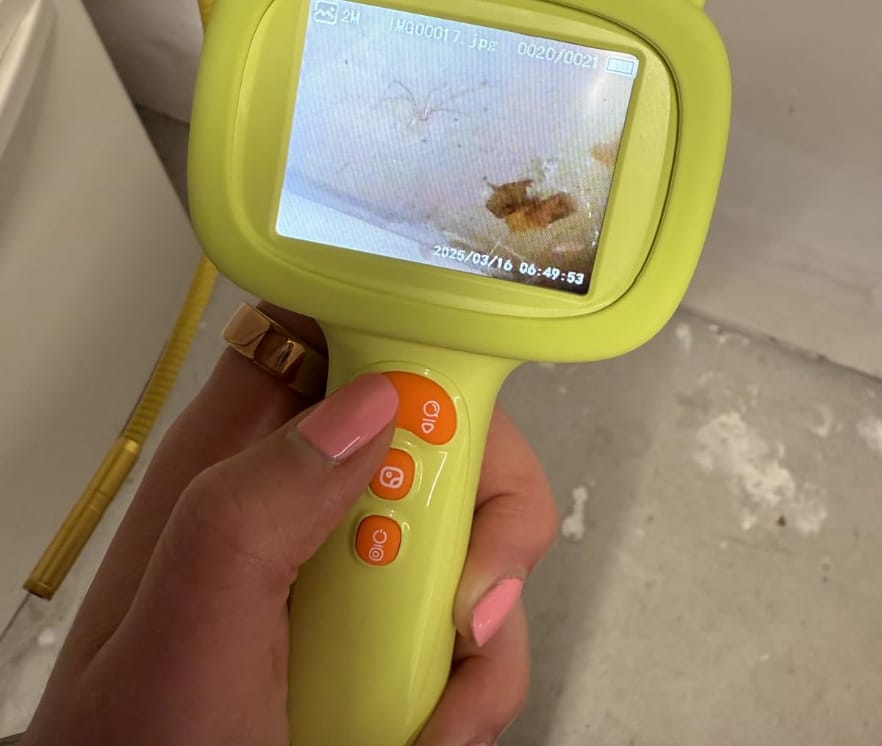 Customer photo review of マジック水中・地中スコープ