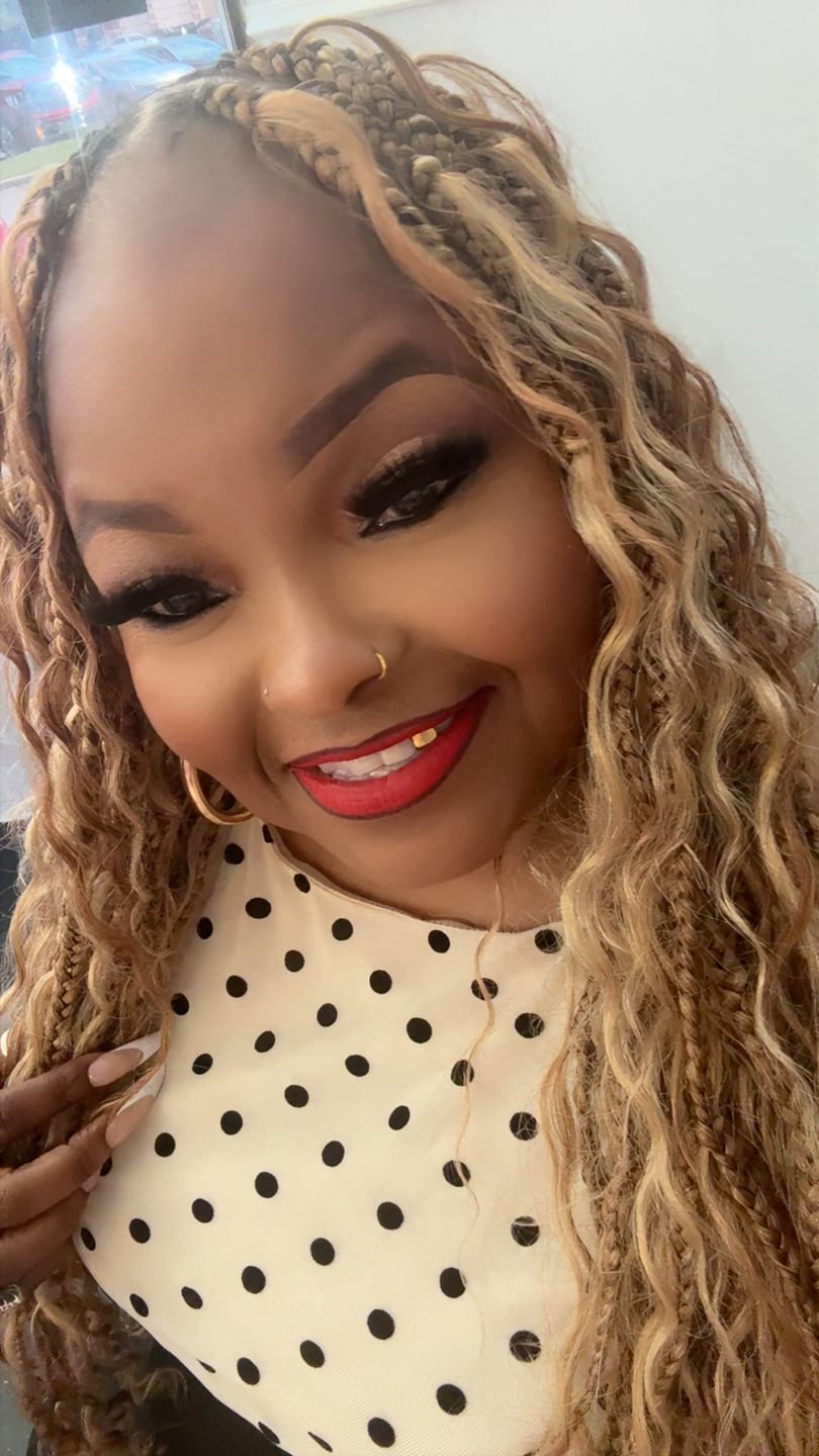 Customer photo review of #27/#30/#613 Mix Color Blend Deep Wave Bulk Human Braiding Hair