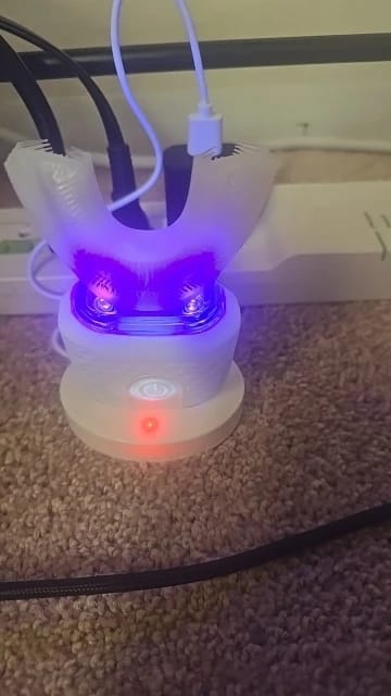 Customer photo review of U-Shaped Ultrasonic Electric Toothbrush