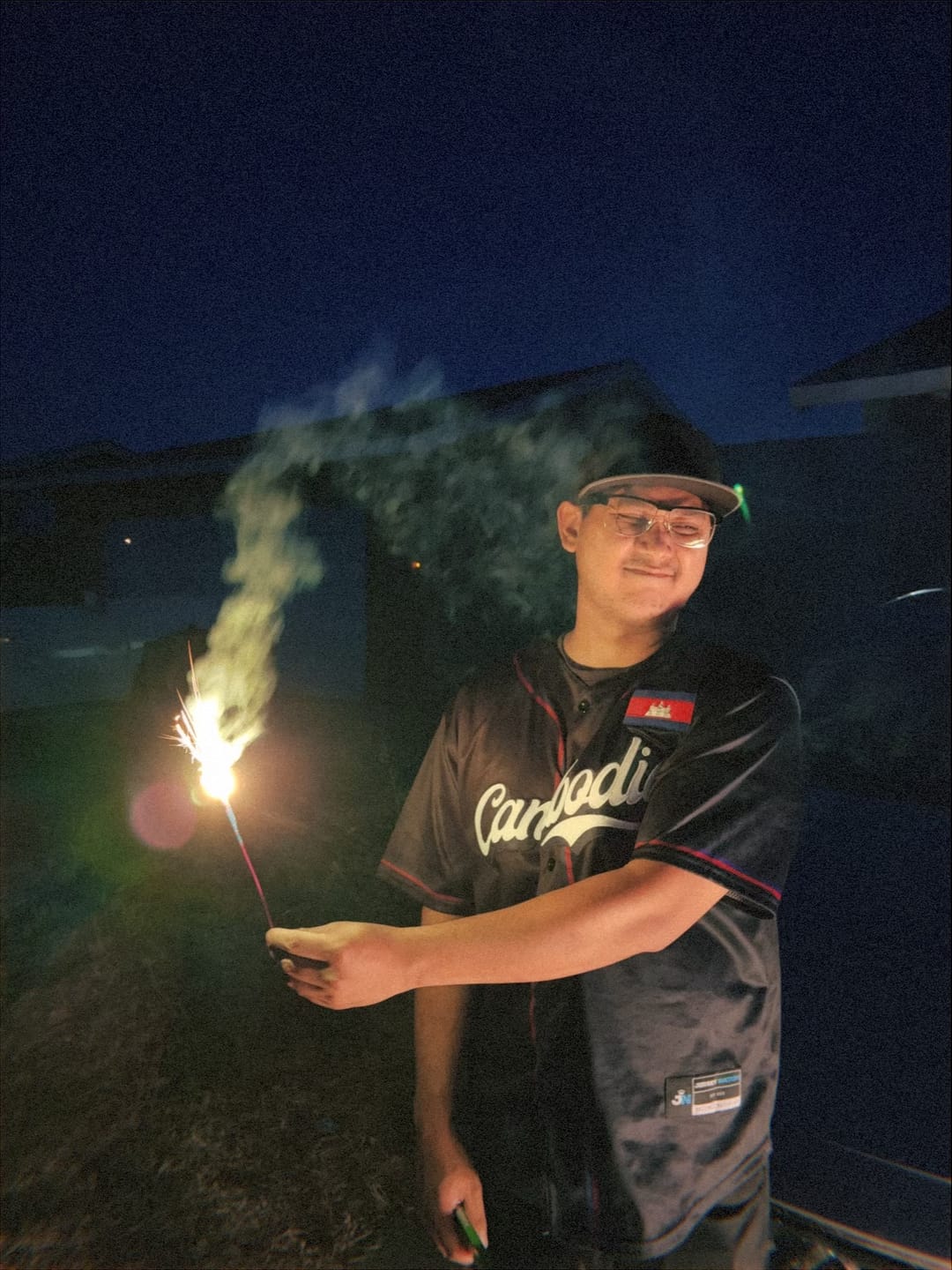 Customer photo review of Cambodia Heritage Custom Baseball Jersey