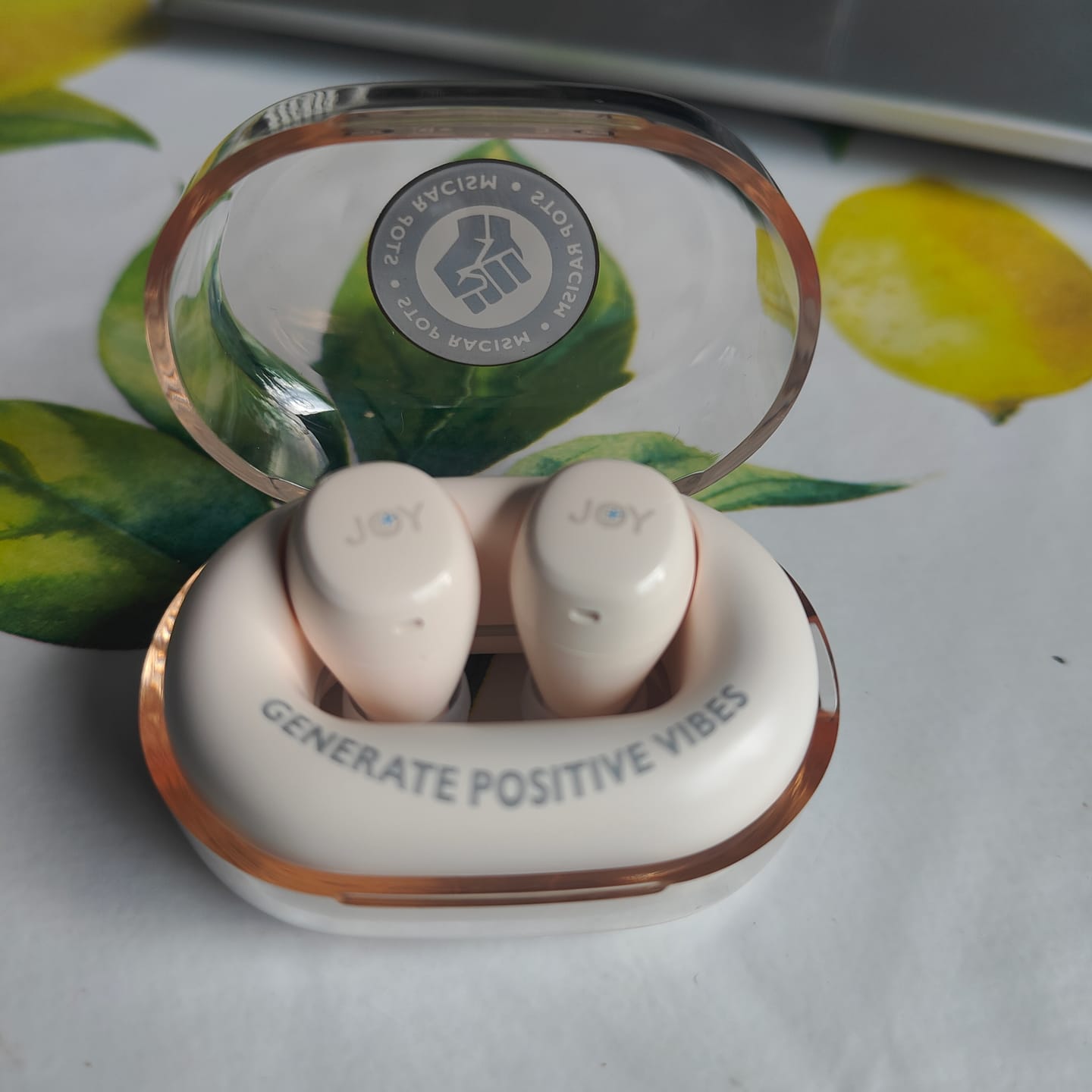 Customer photo review of Koru earbuds