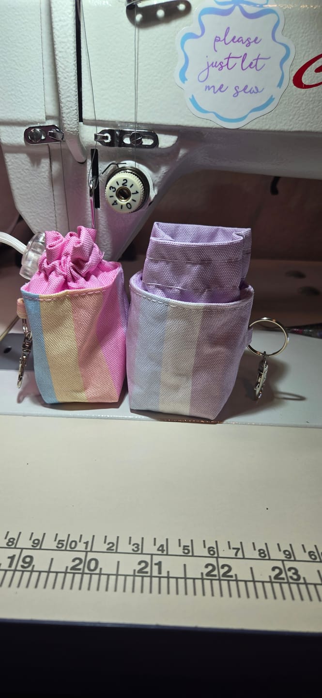 Customer photo review of Teacup Pouch Pattern