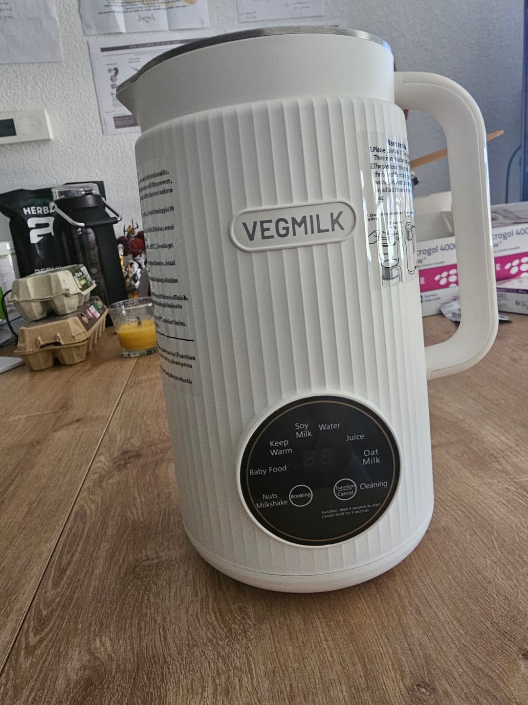 Customer photo review of Bouteille VEGMILK