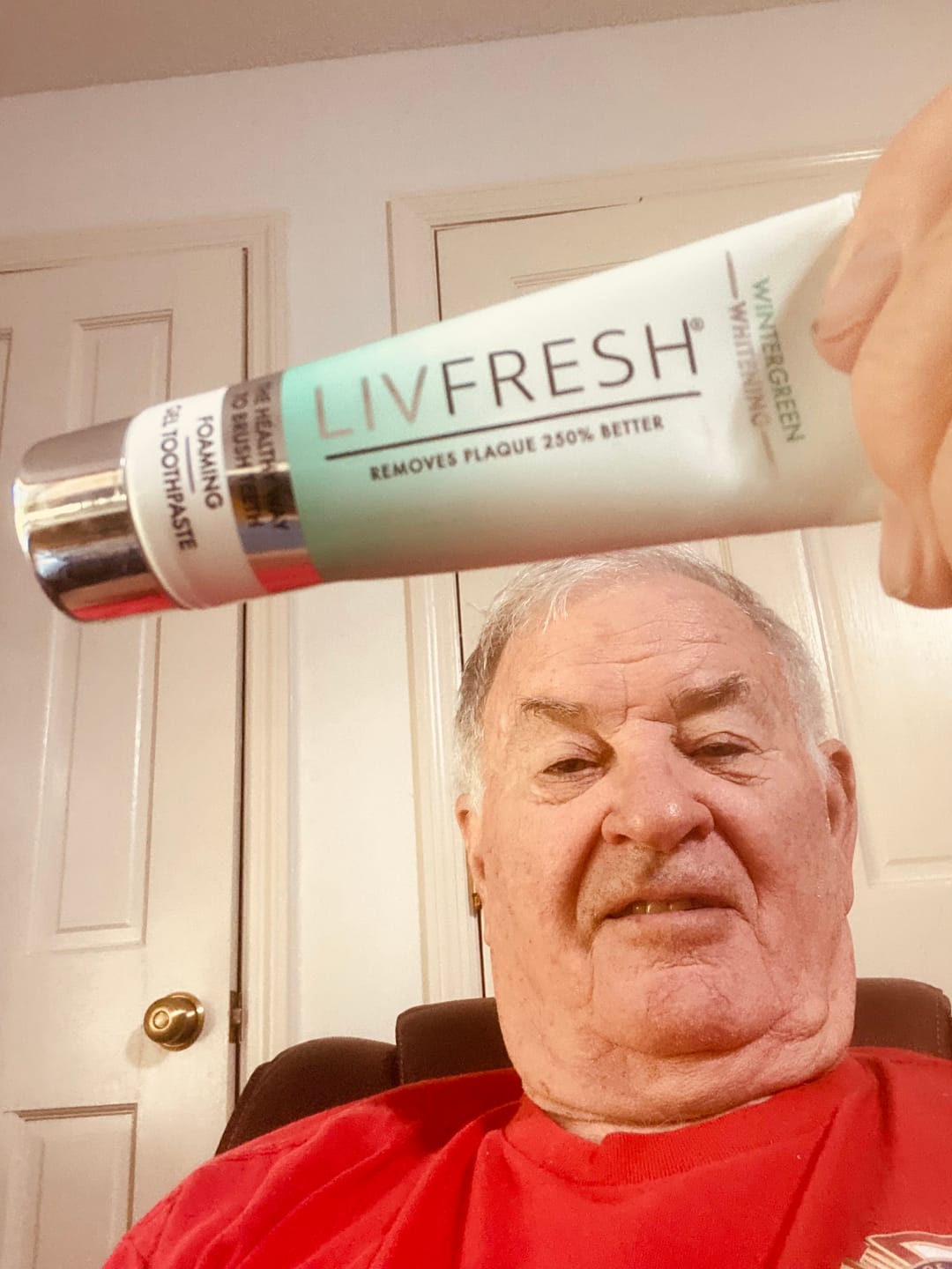 Customer photo review of LIVFRESH Wintergreen - 1 Pack Grandfathered (Subscription)