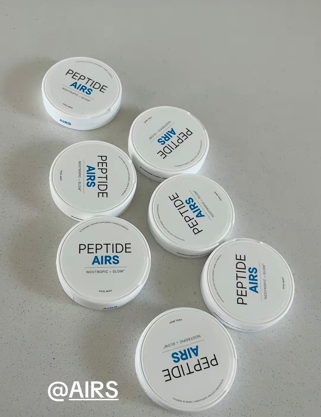 Customer photo review of Peptide Airs - Glutathione & NAD+ Energy Pouches