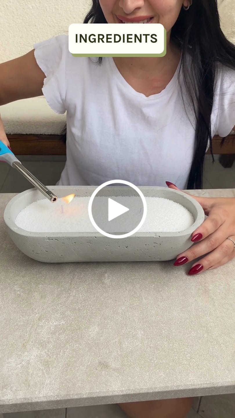Customer video review of Earthy Oval Pearled Candle