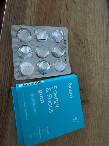 Customer photo review of Energy & Focus Gum