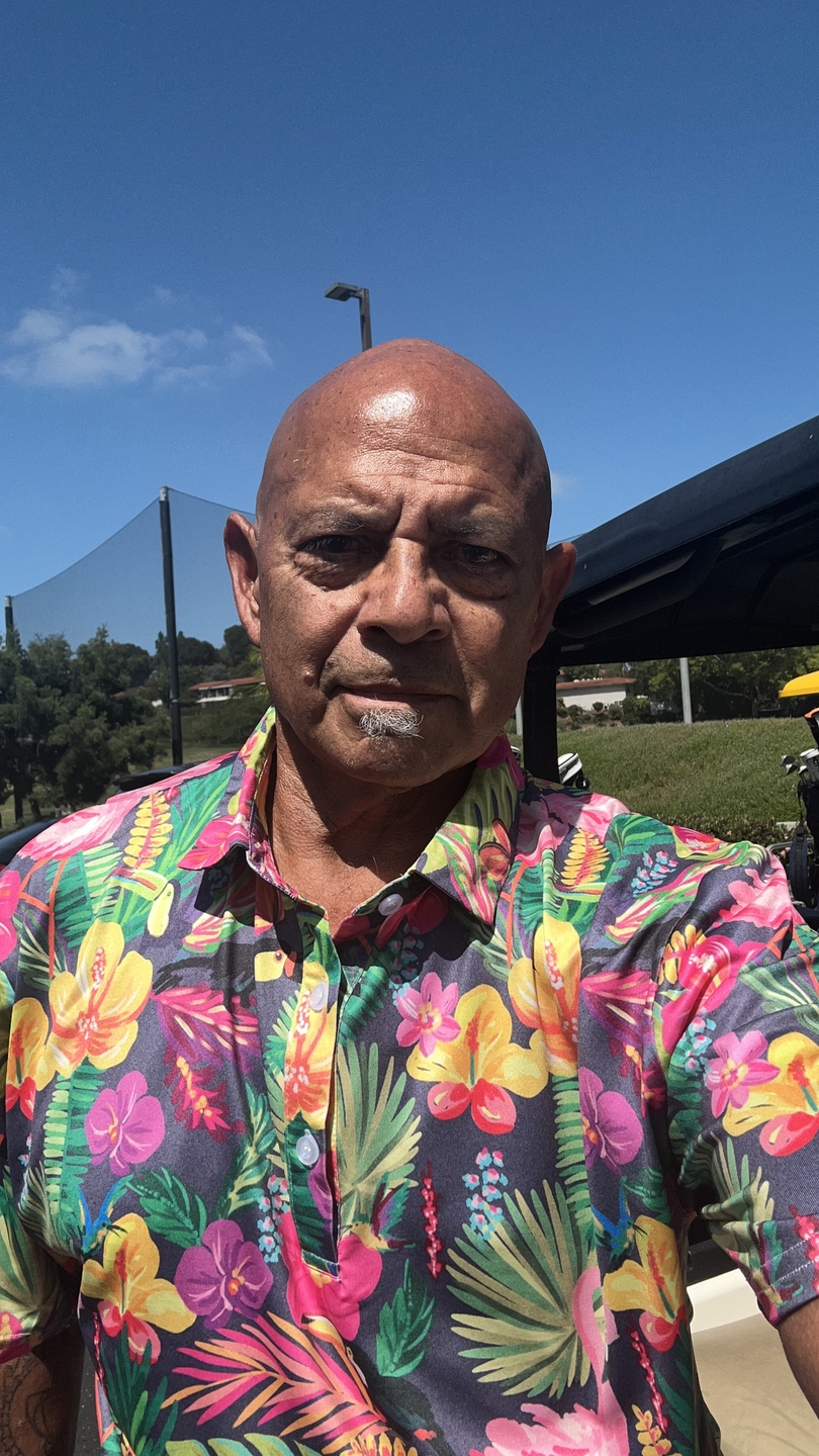 men's golf Hand drawn flamingo polo golf outfit inspiration from Golf Gentry