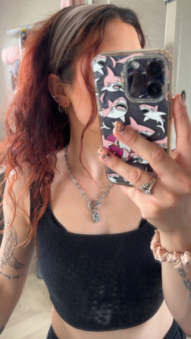 Customer photo review of Heart Earrings