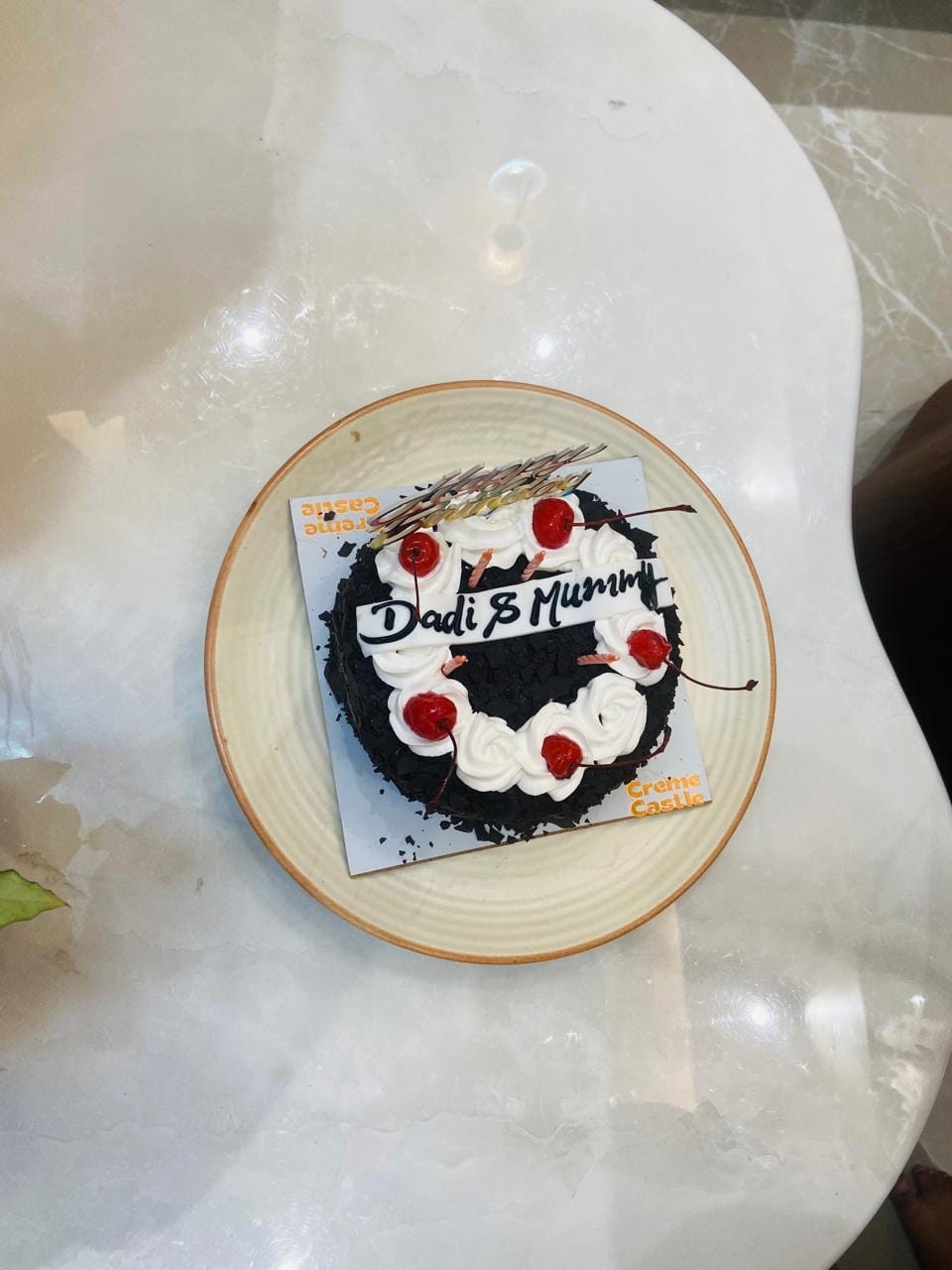 Customer photo review of German Black Forest Cake