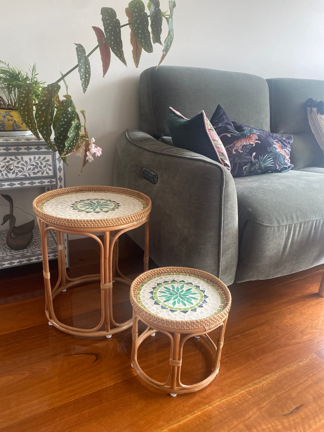 Customer photo review of Oasis Rattan Table Set