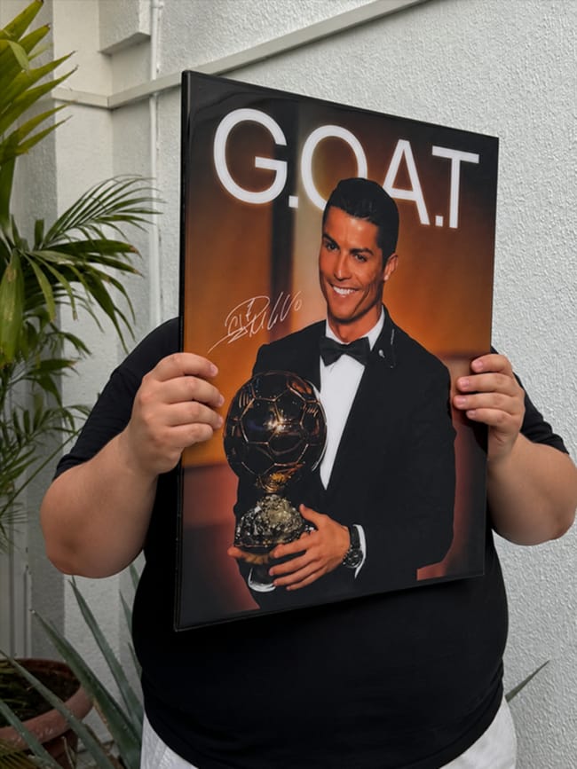 Customer photo review of Cristiano Ronaldo - Balón de Oro