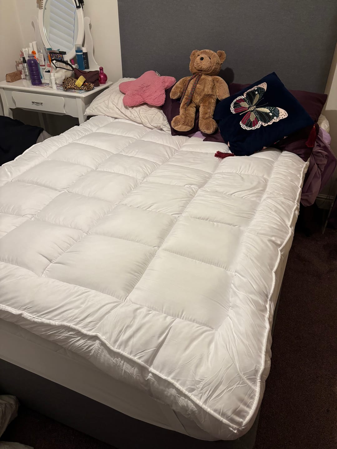 Customer photo review of CloudTopper™ Luxury Thick Mattress Topper