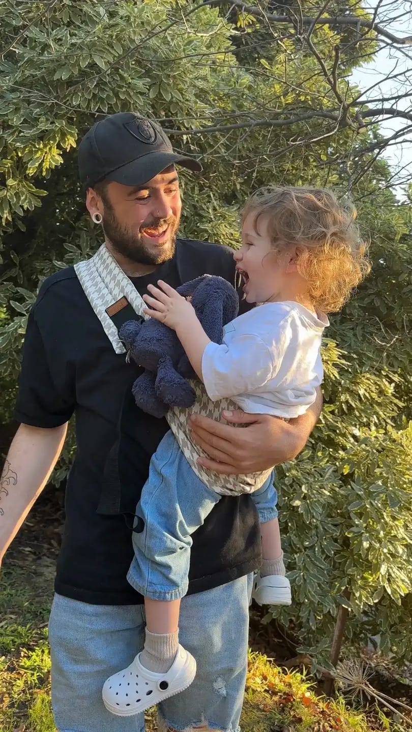 Customer photo review of POUCH™ TODDLER CARRIER